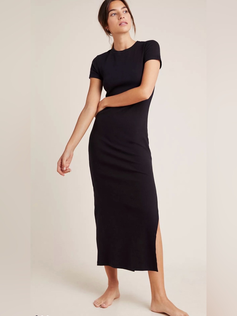Stateside Alma Tee Dress in Black